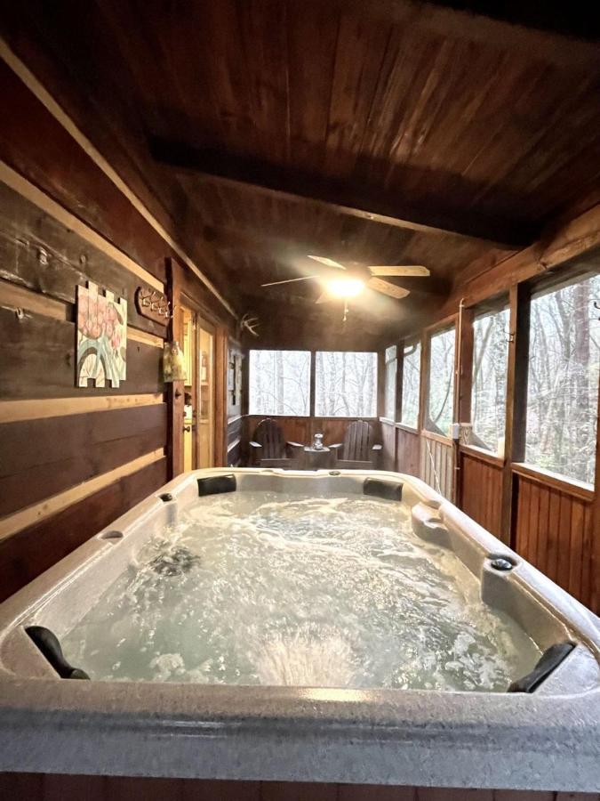 Peaceful Tellico View Home With Private Hot Tub Tellico Plains Extérieur photo